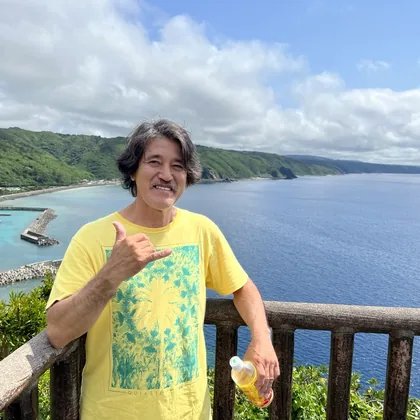 Kenji, marine and nature specialist in Okinawa