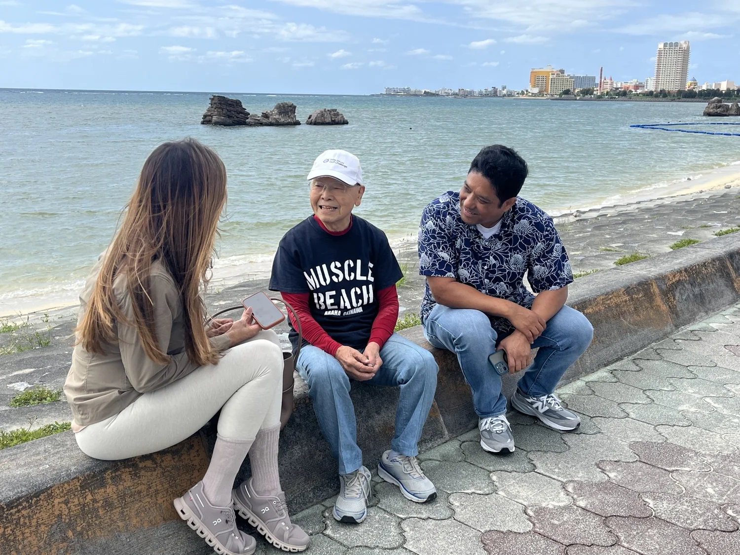 Ricky with guests